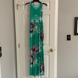 Saved by the Dress floral maxi, size medium